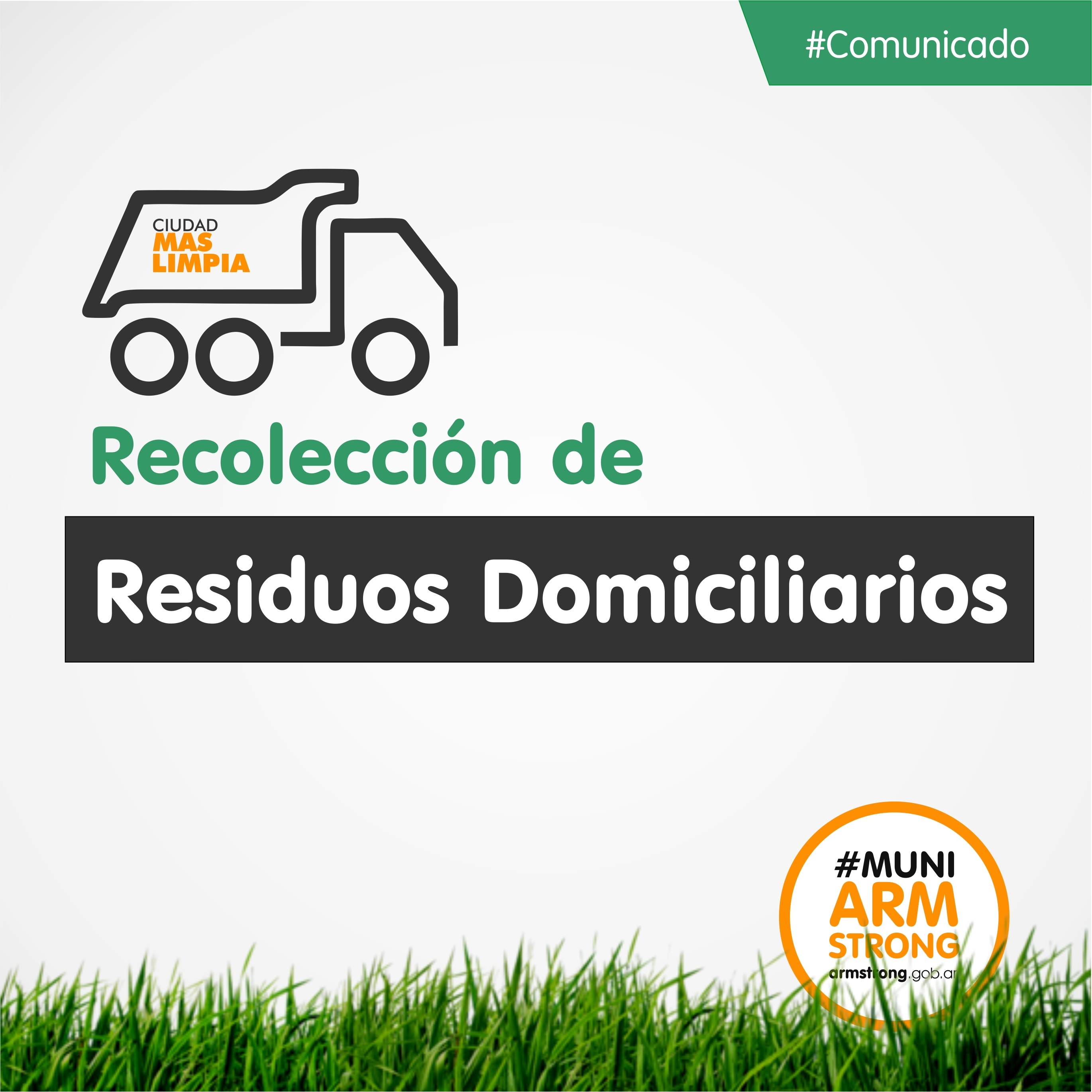 comunicado recoleccion residuos