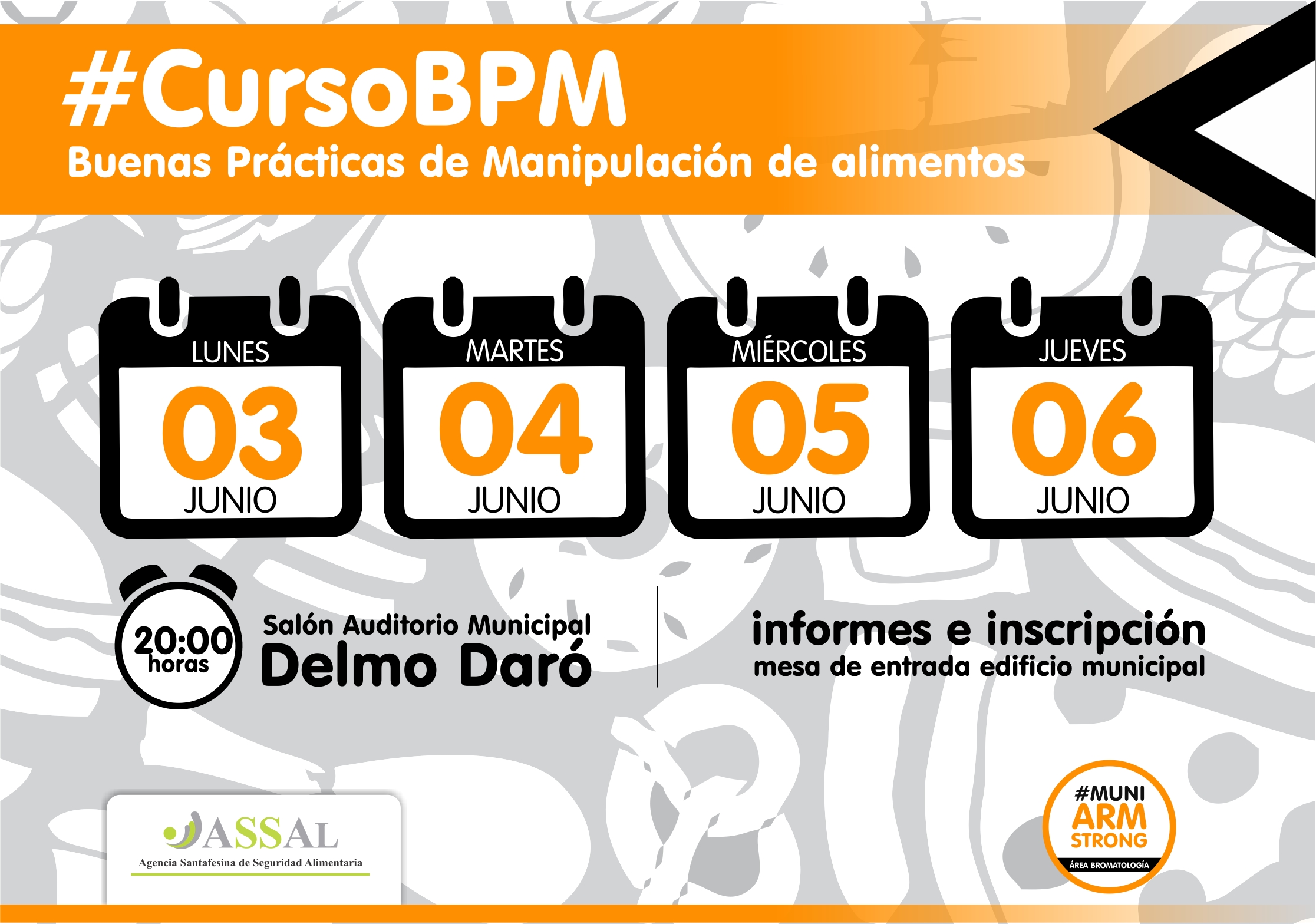 curso manipulacion de alimentos junio 2019