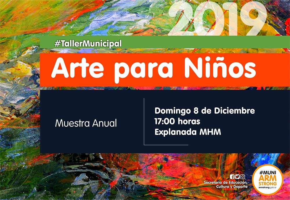taller arte para niños 2019 muestra anual