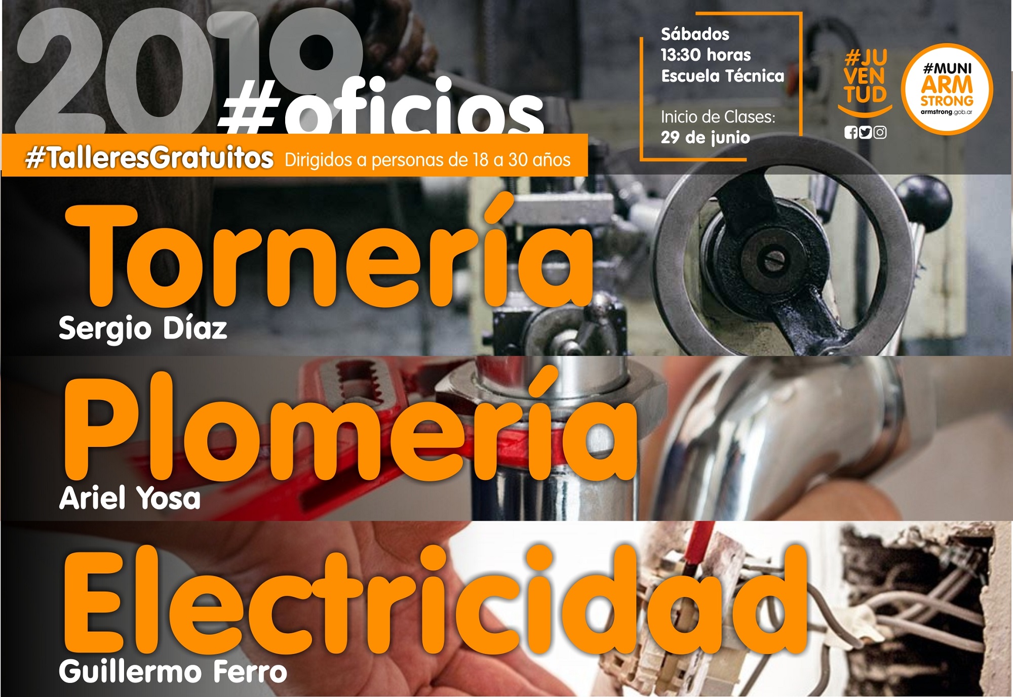 taller gratuitos oficios 2019