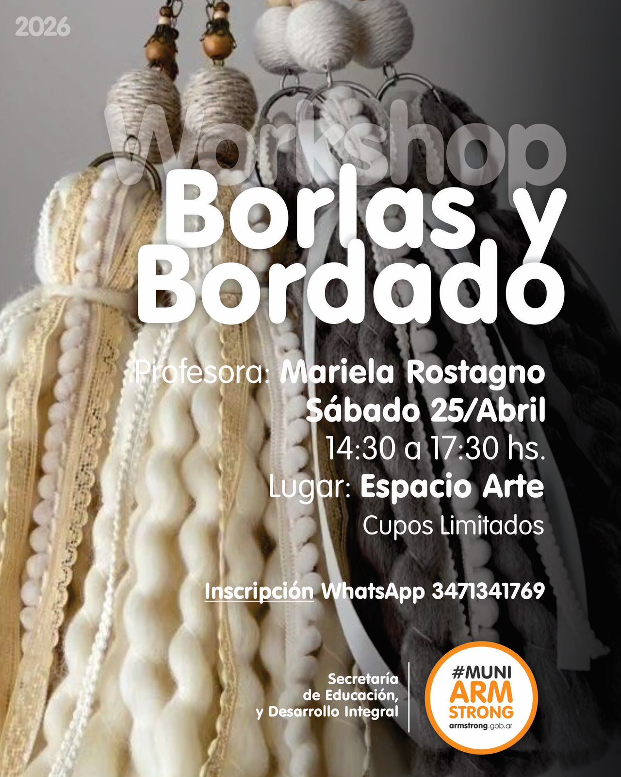 Workshop de borlas y bordado