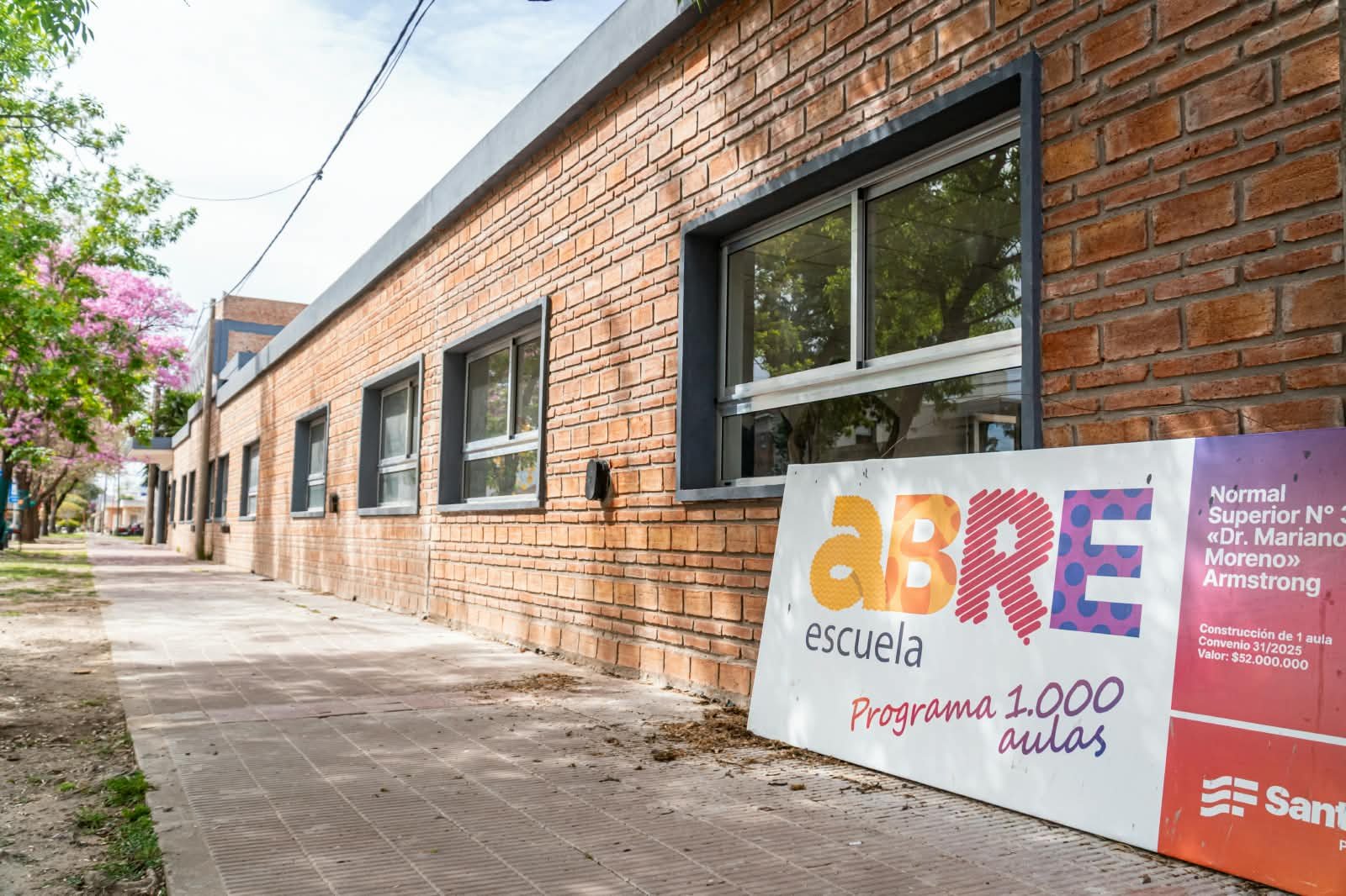 Nueva aula en el Jardín de la Escuela Nº 33 