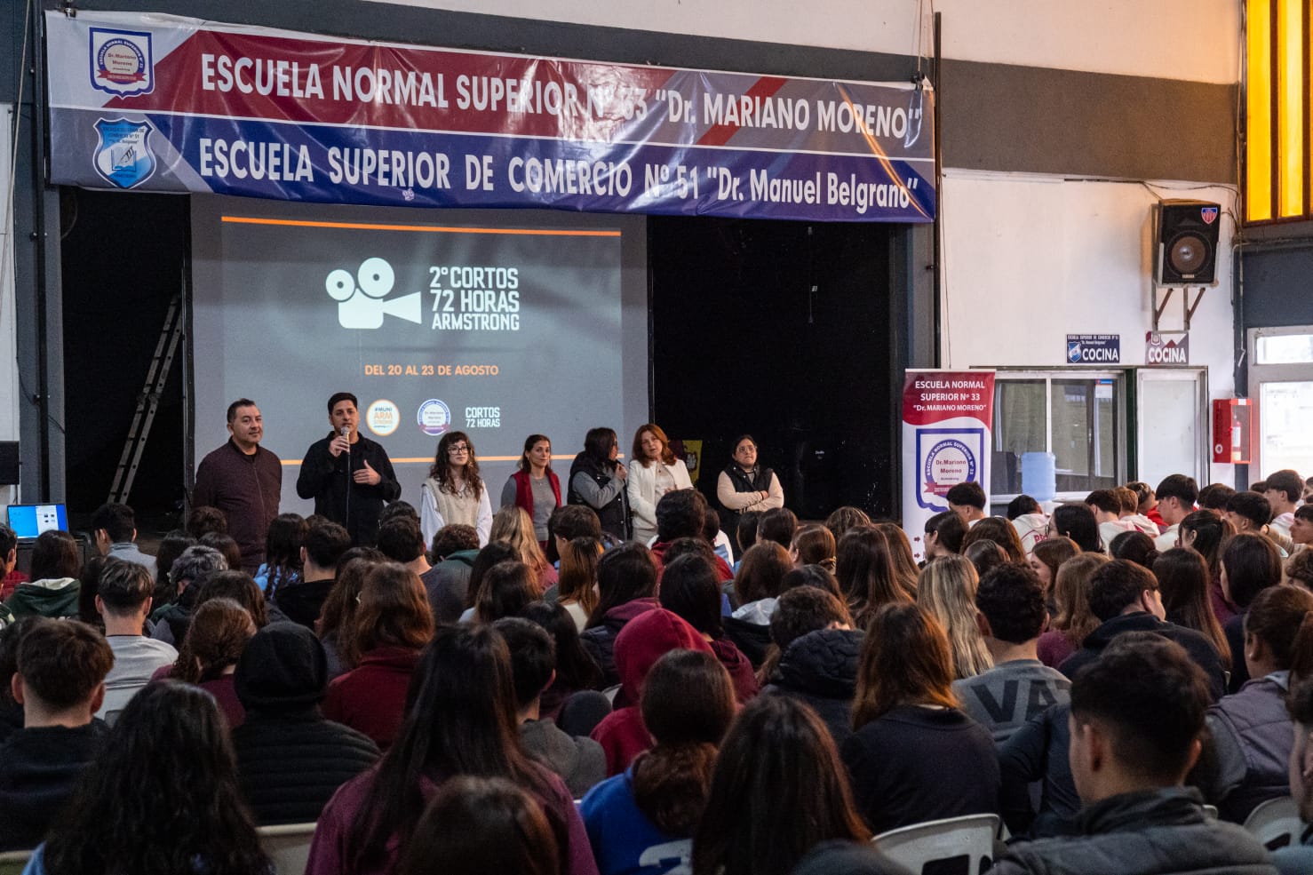 Se realizó el lanzamiento de Cortos 72 hs. Armstrong 2026