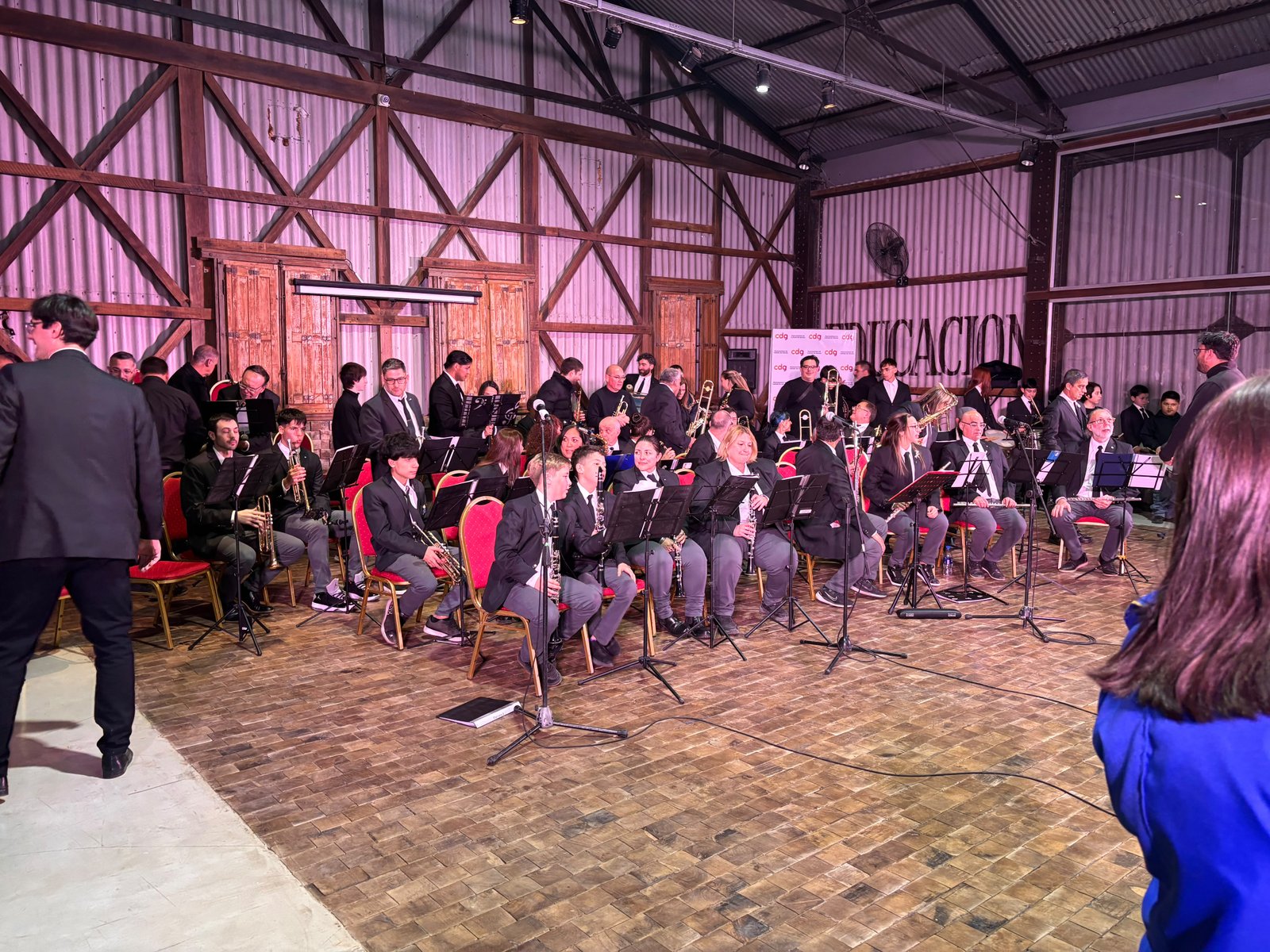 Elenco del Conservatorio en Cañada de Gómez