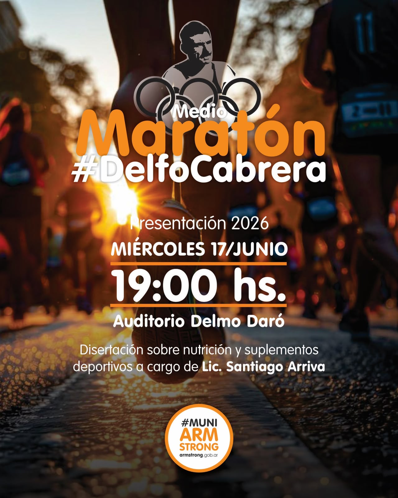 Presentación oficial de la 22° media maratón Delfo Cabrera