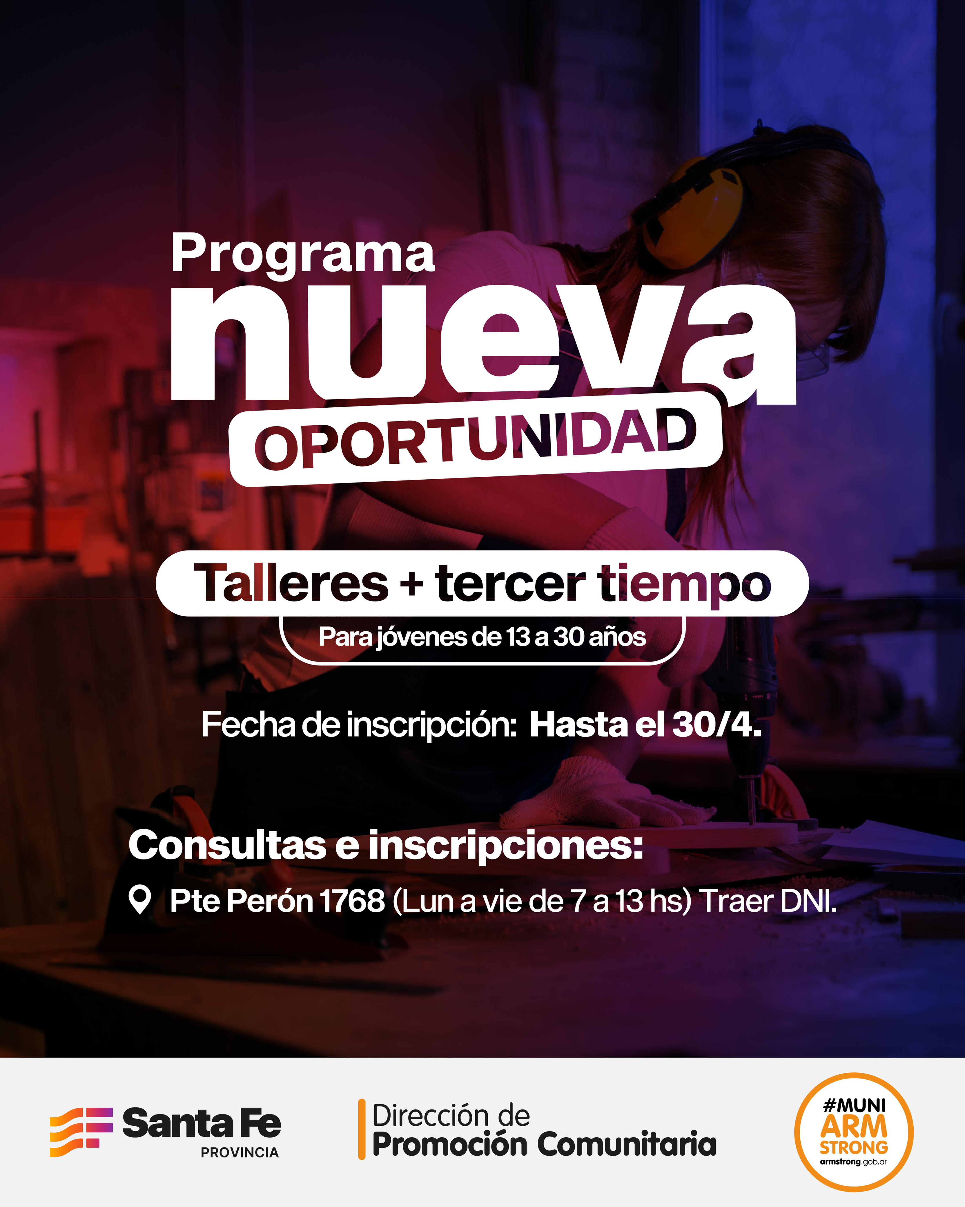 Programa Nueva Oportunidad 2026